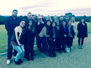 Cassie & friends touring wineries in the Barossa for the Barossa Gourmet Weekend August 2014.